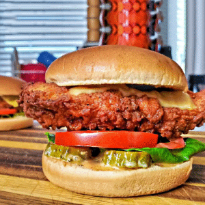 ChickFilSpicyChickenBurger20without20text
