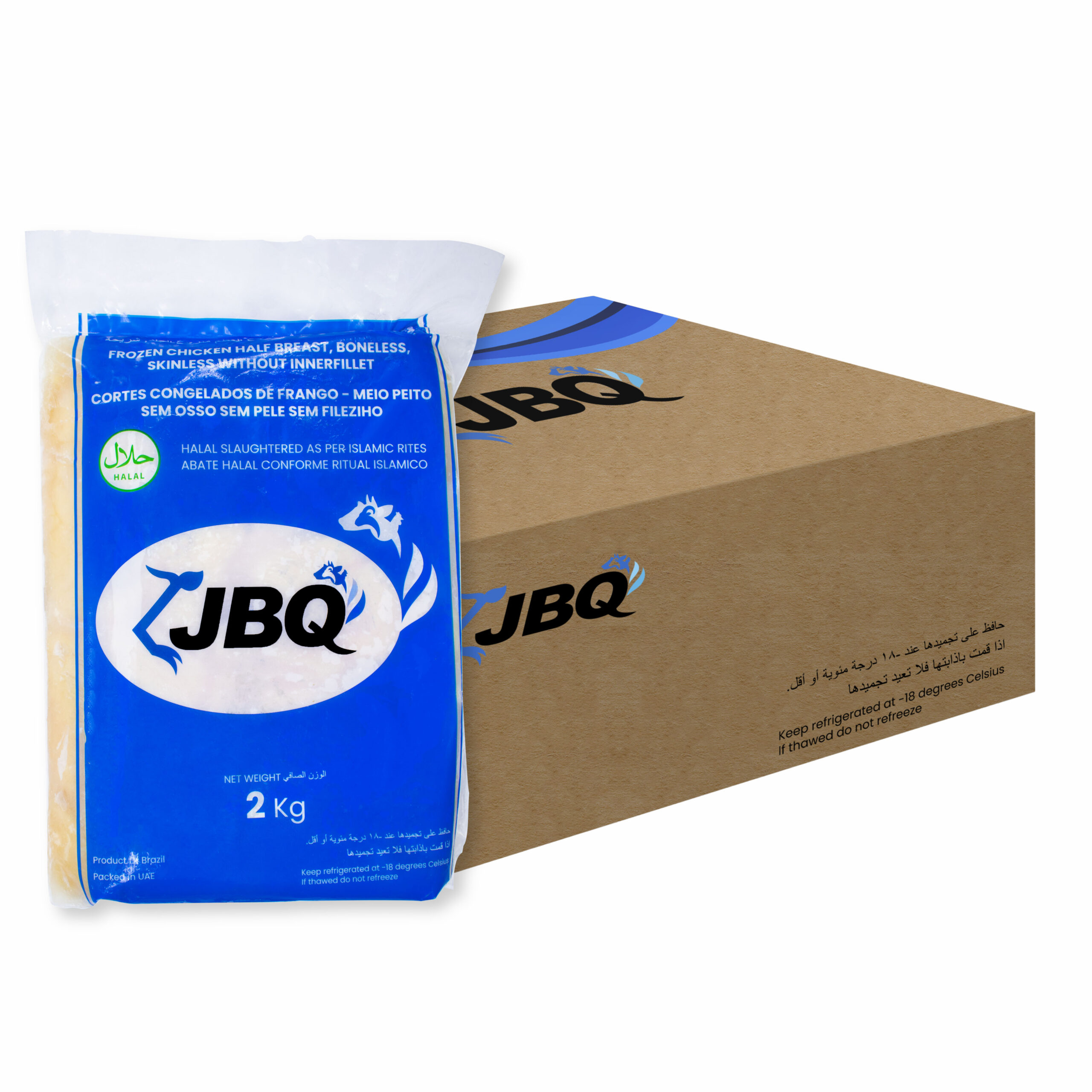 ChickenLegBoneless6x2kgJBQPackedWithCartonNew.jpg Chicken Breast Block 6x2kg JBQ - Image 1