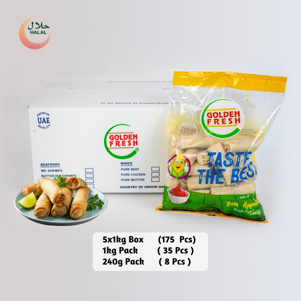 Chicken Spring Roll 5x1kg (150 - 200 pcs) - Image 3