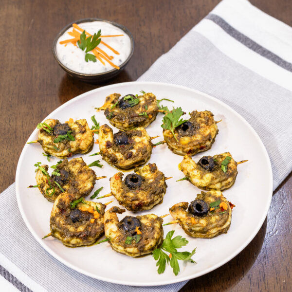 Fresh Shrimps Jumbo Olivet Skewer (10 pcs)