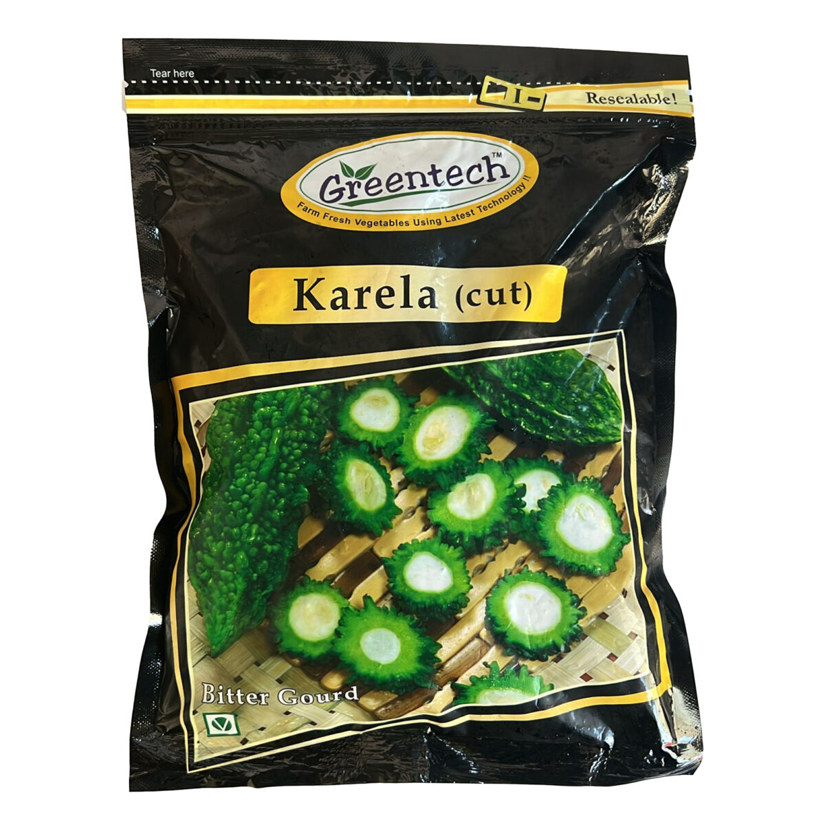 Karela (Bitter Gourd) Cut 340g - Image 2