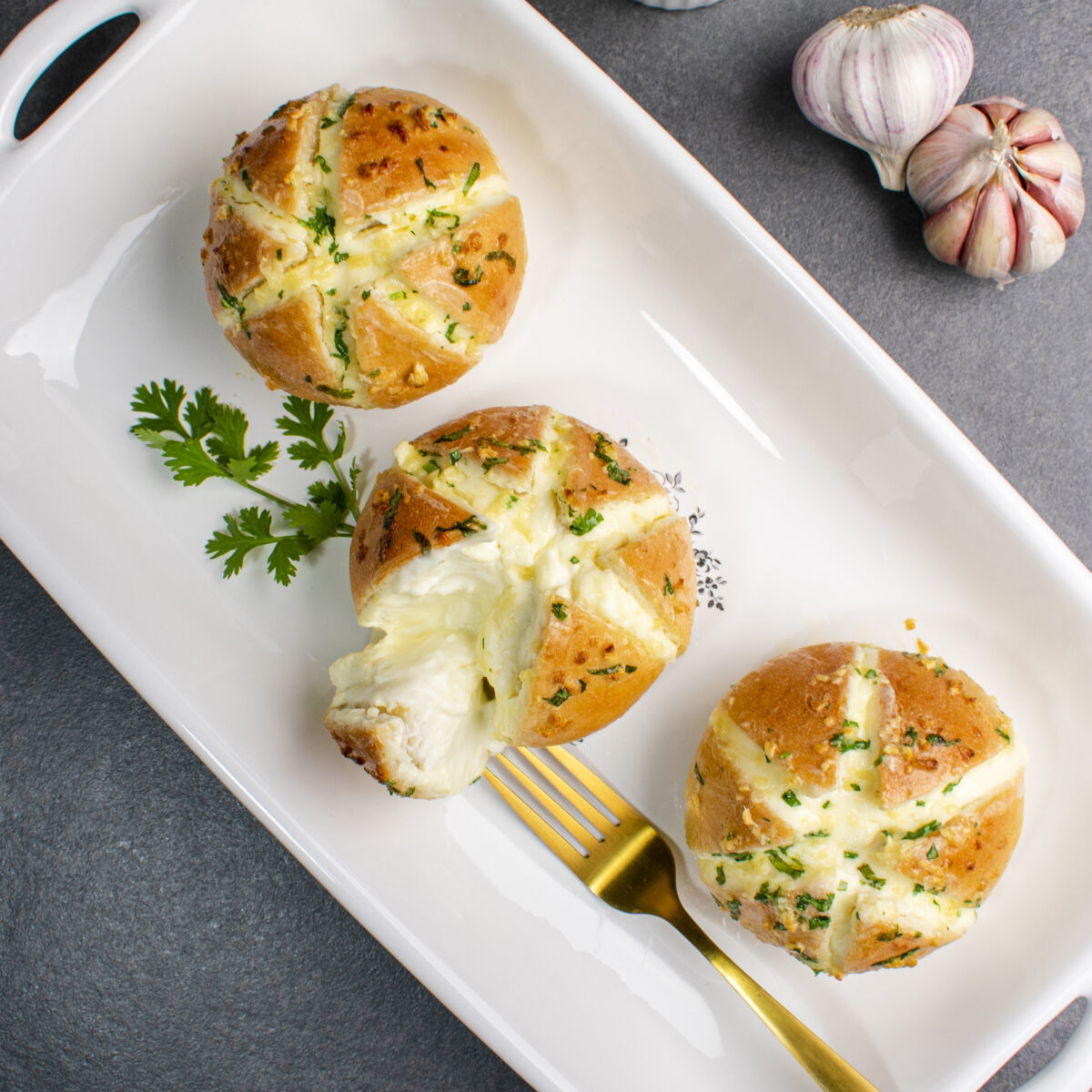Korean Cream Cheese Garlic Bread (2 pcs) - Image 5