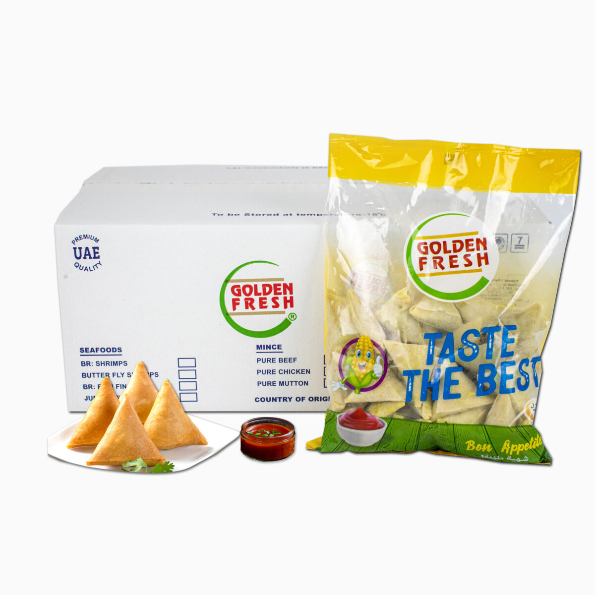 Beef Samosa 5x1kg (250pcs approx) - Image 3