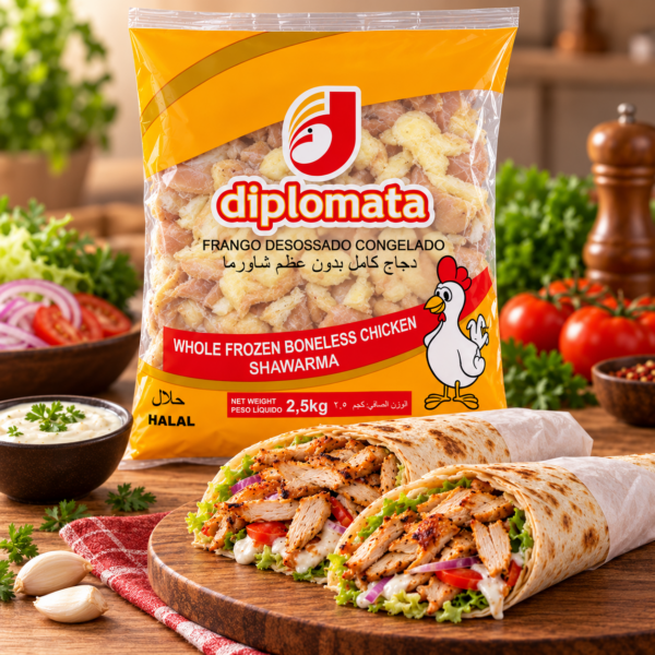 Chicken Boneless Shawarma 2.5kg | Diplomata