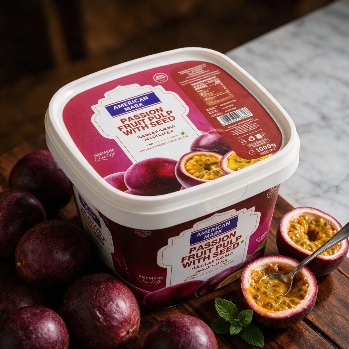 Passion Fruit Pulp with Seed 8x1kg - Image 3