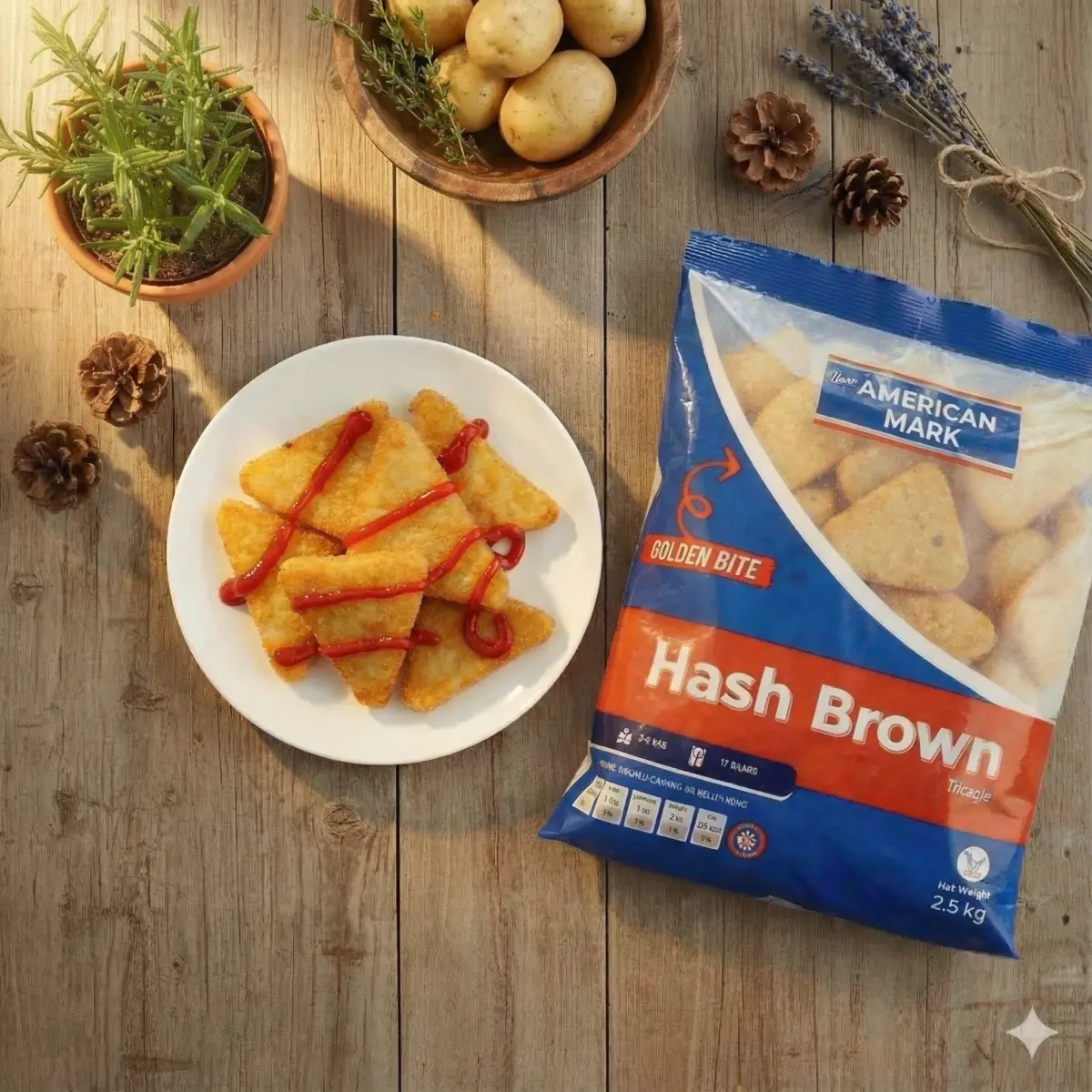 Potato Hash Brown 2.5kg | American Mark - Image 3