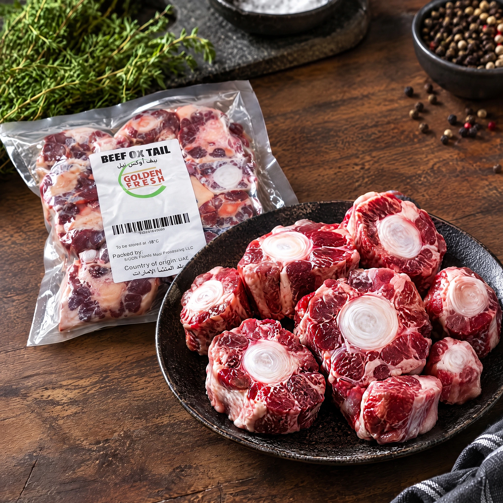 beef oxtail 500g web image WEBP Beef Oxtail 500g | Golden Fresh - Image 1