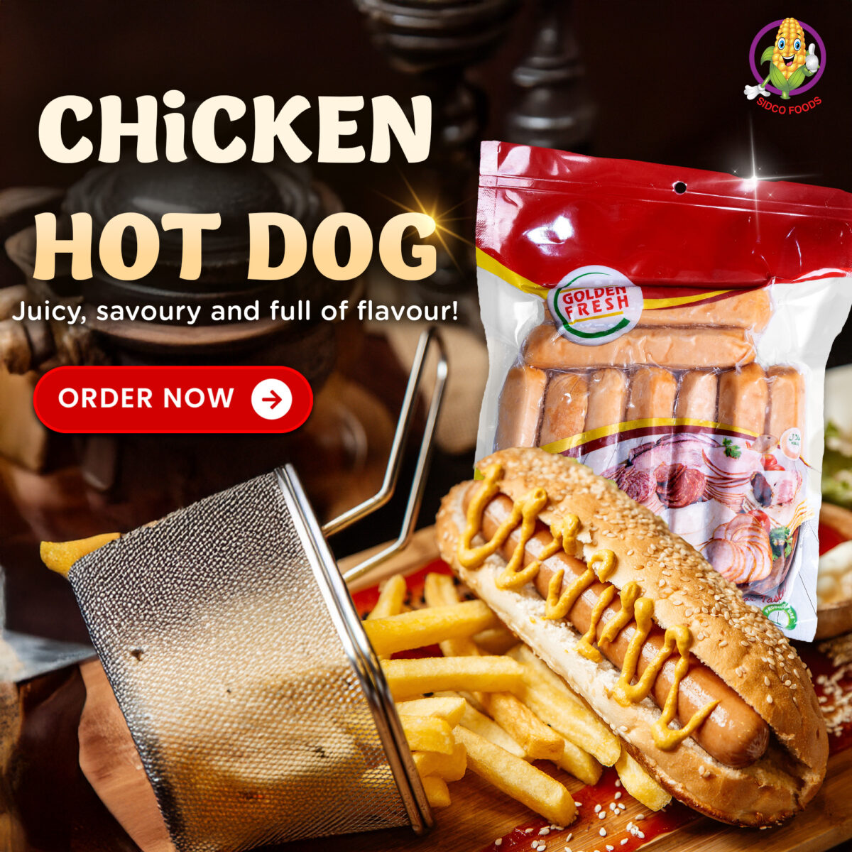 Chicken Hot Dog 500g - Image 4