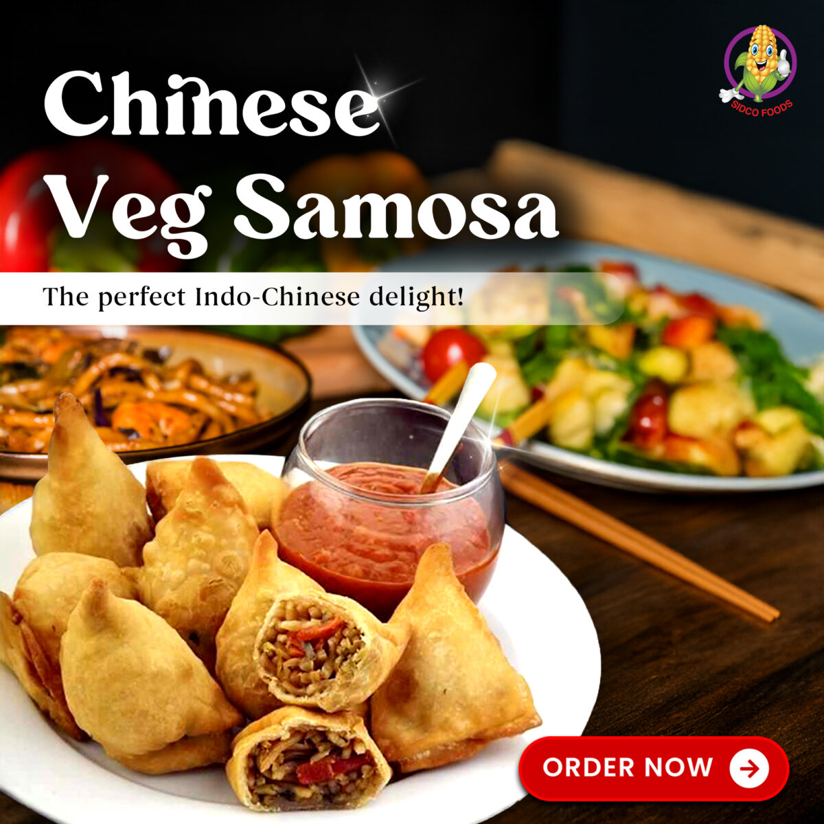 Chinese Veg Samosa 240g (6-8 pcs) - Image 4