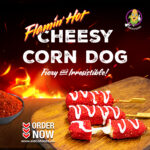 Cheetos Flaming Hot Cheese Veg Corn Dog 280-300g (4-5 pcs)