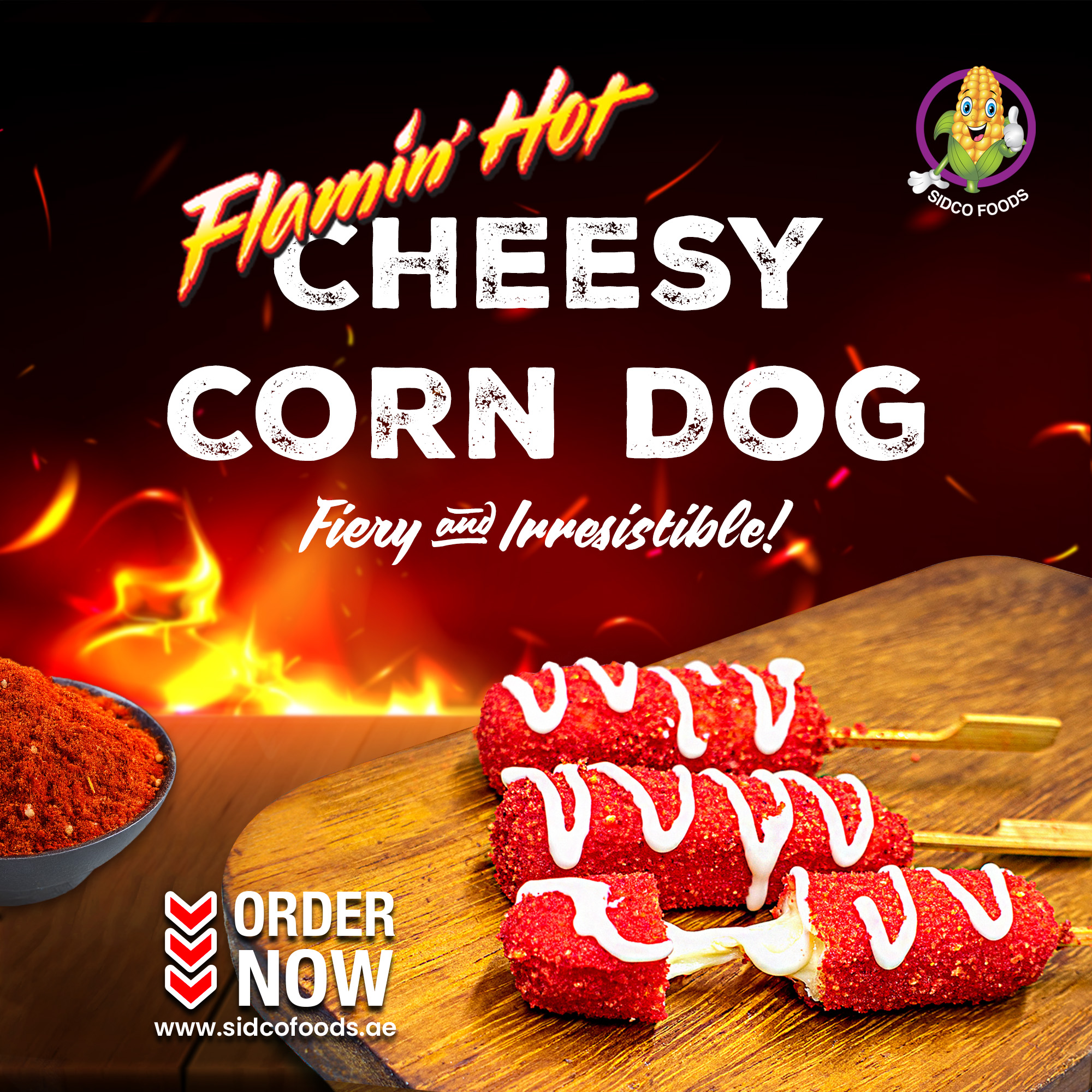 flamin hot cheese corn dog post 1738663694271