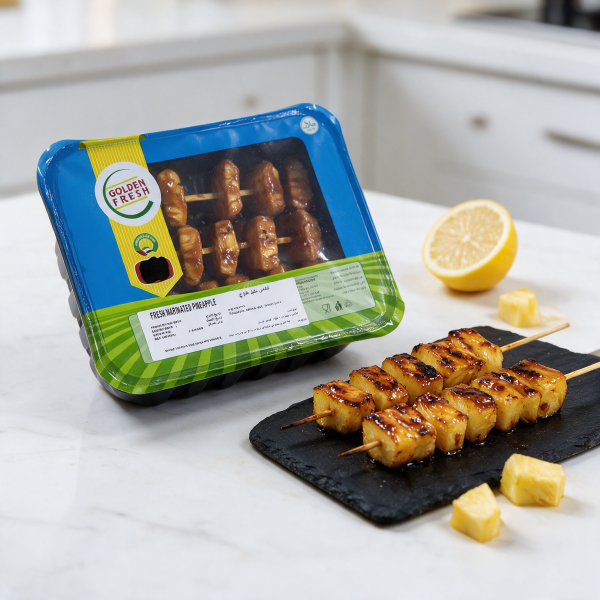 Fresh Marinated Pineapple | Golden Fresh (3 Skewers)