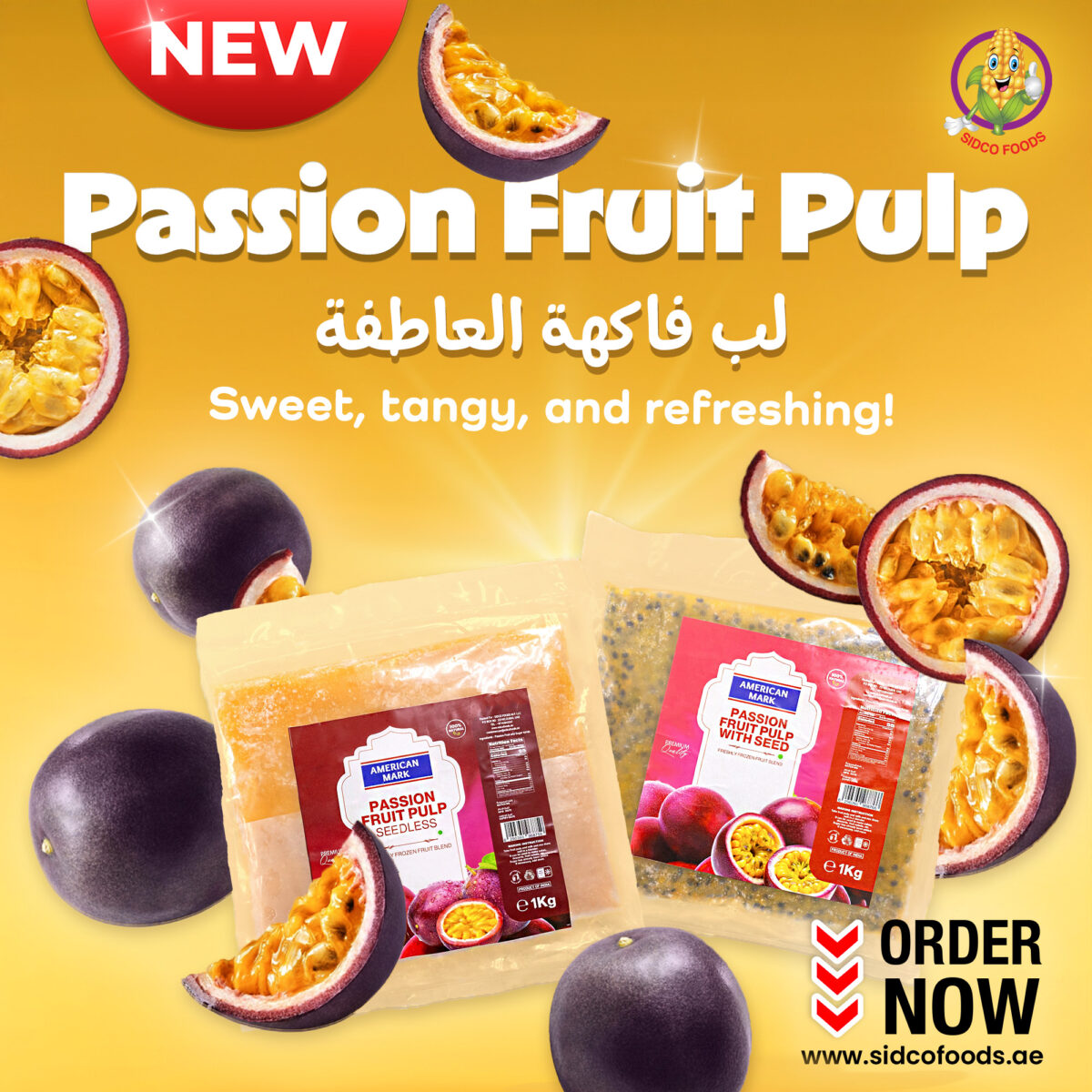 Passion Fruit Pulp Seedless 1kg - Image 3