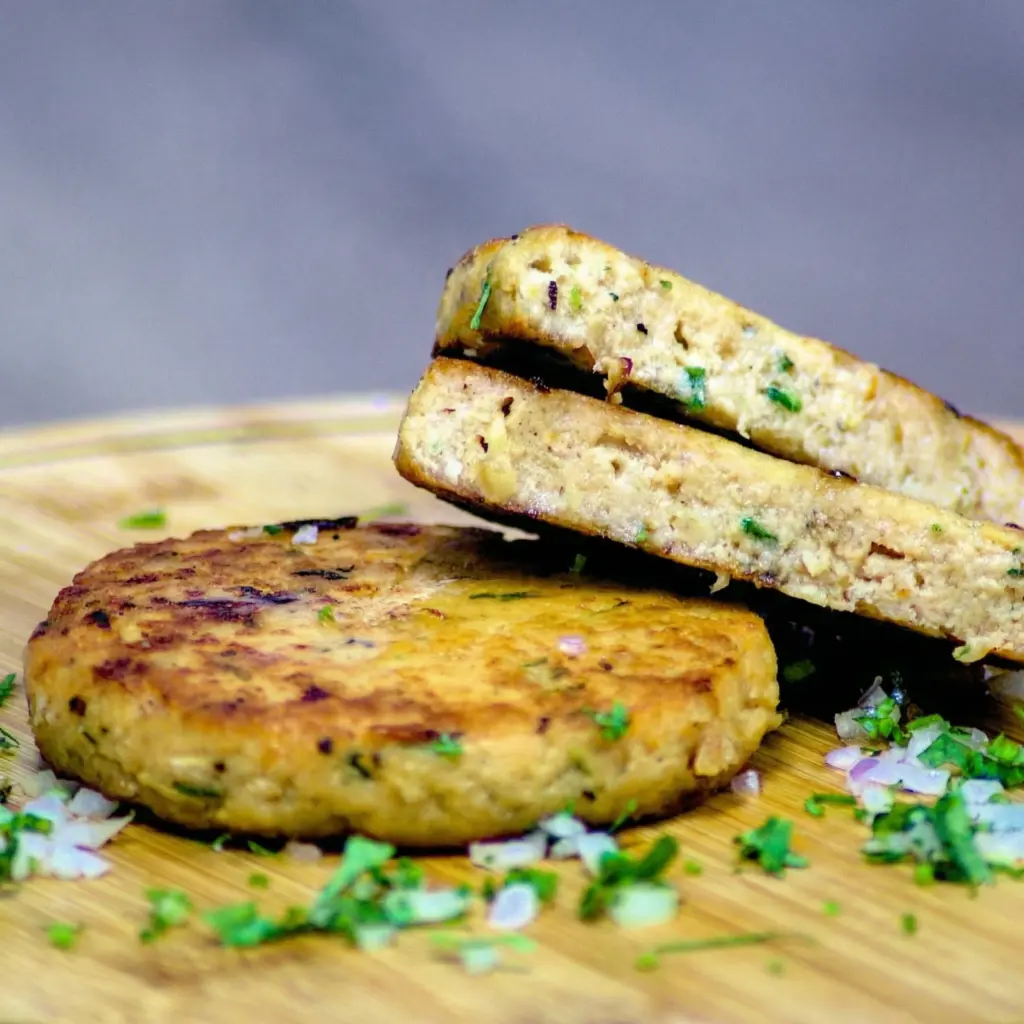 salmon burger cut png