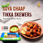 Fresh Soya Chaap Tikka (3 Skewers) | Golden Fresh - Image 5