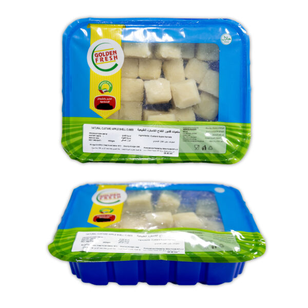 Natural Custard Apple Cubes 400g