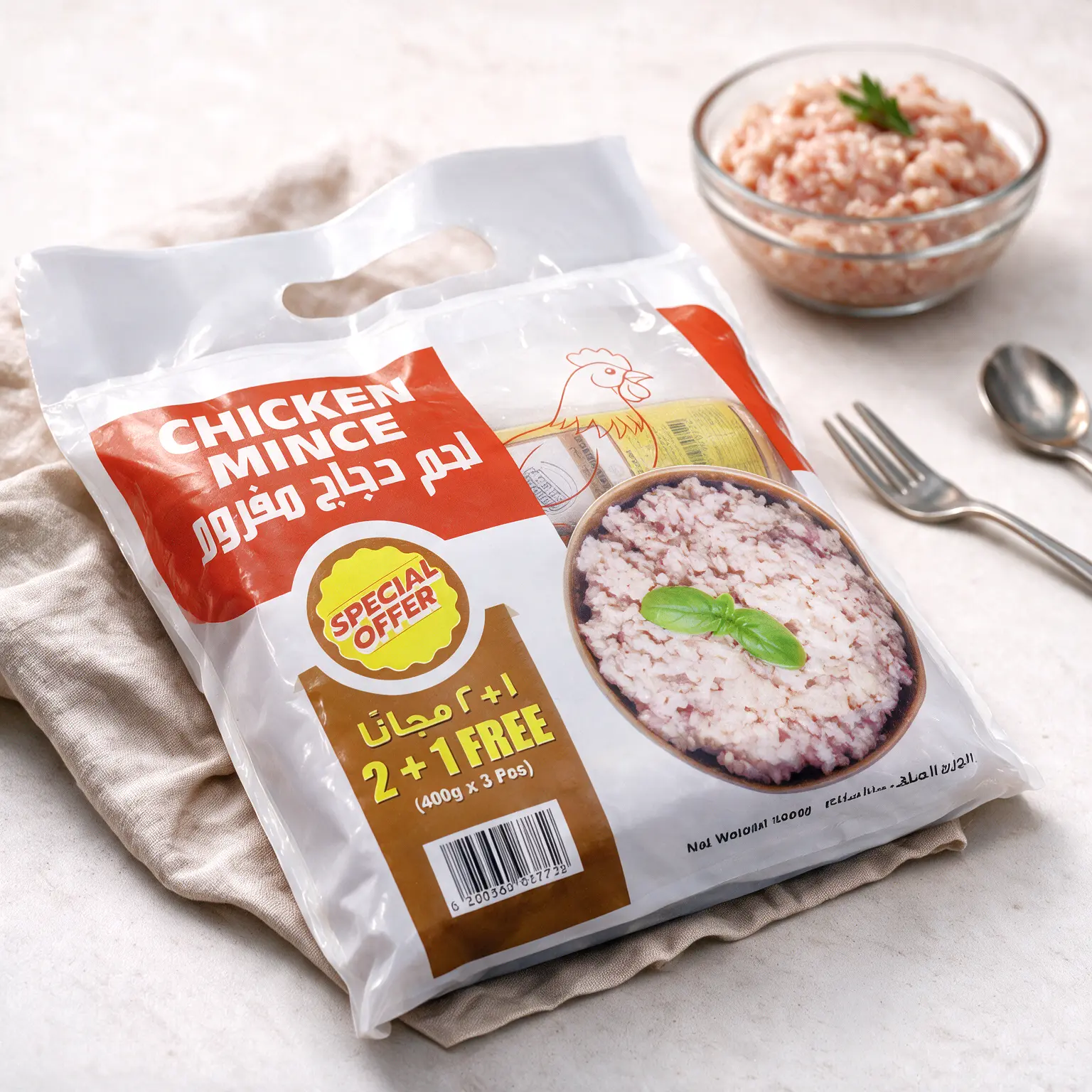 chicken mince soya mix 400g (2+1) web image thumbnail WEBP Chicken Mince 400g x 3pcs (2+1 FREE SPECIAL OFFER) - Image 1