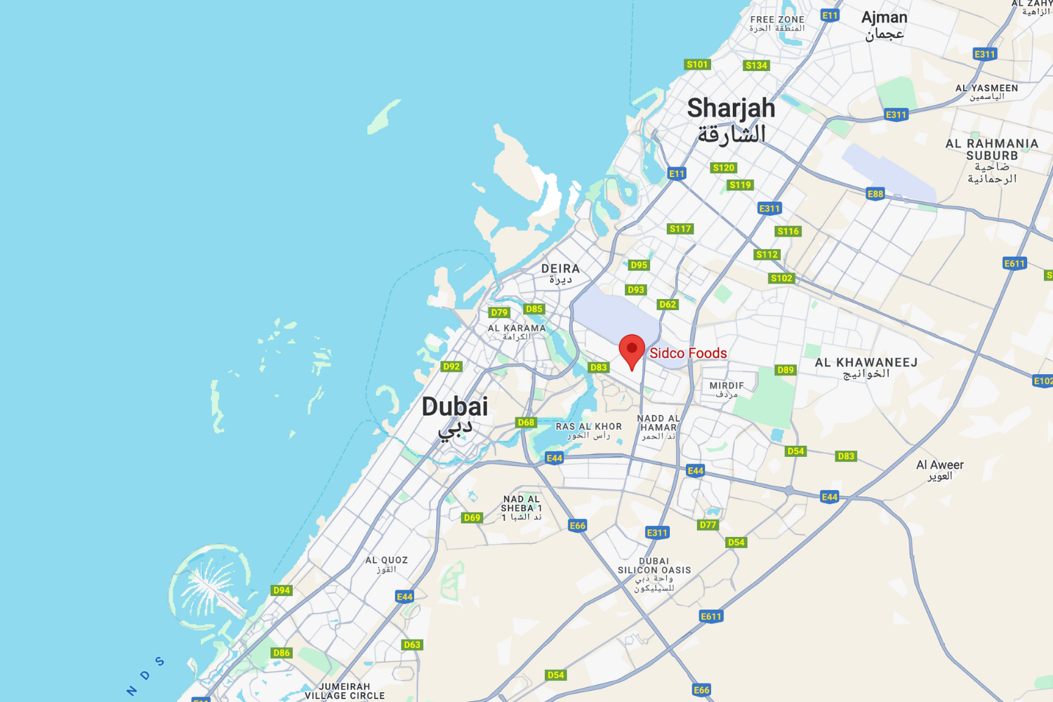 sidco uae map