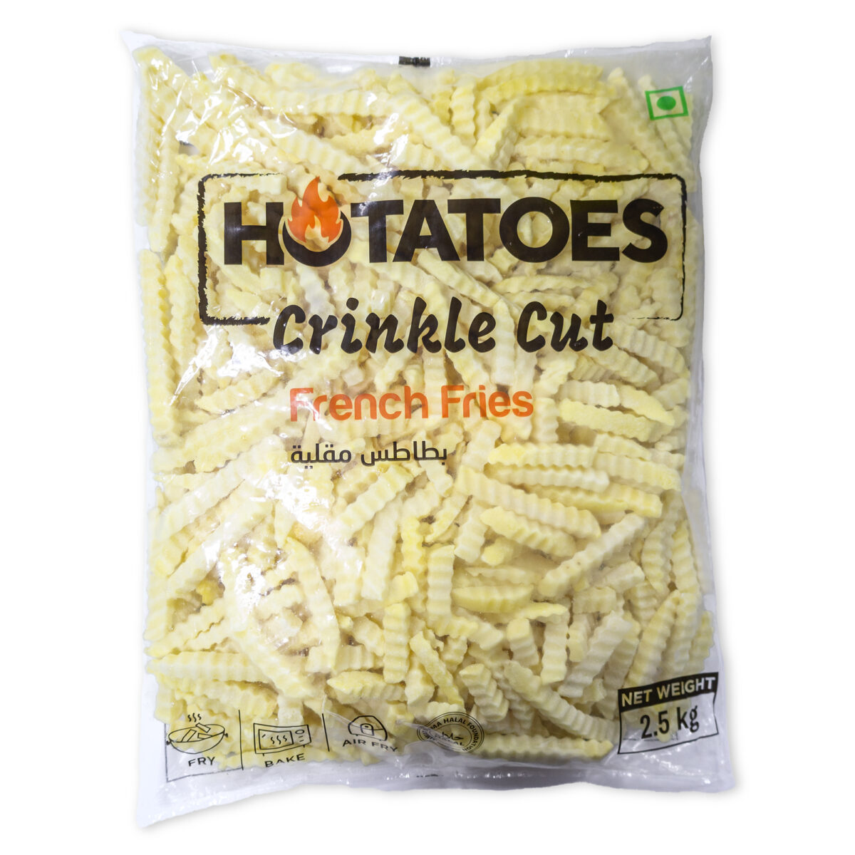 Crinkle Cut Fries (4x2.5 kg) - Image 2