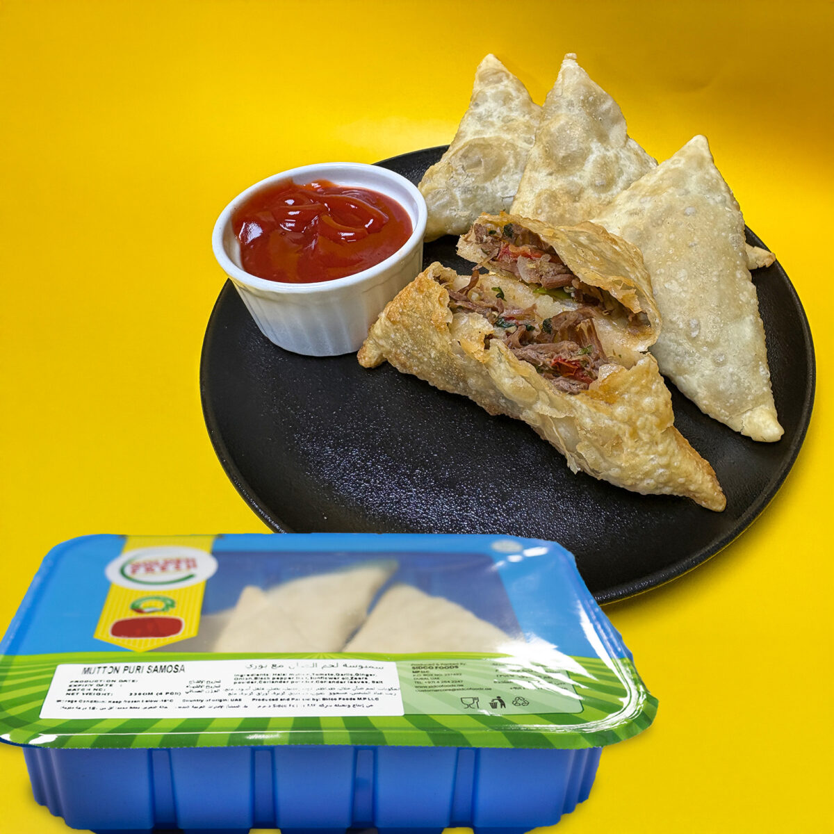 Mutton Puri Samosa (4 Pcs – 230g) - Image 1