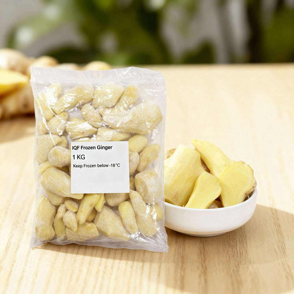Frozen Peeled Ginger (10x1 kg) - Image 3