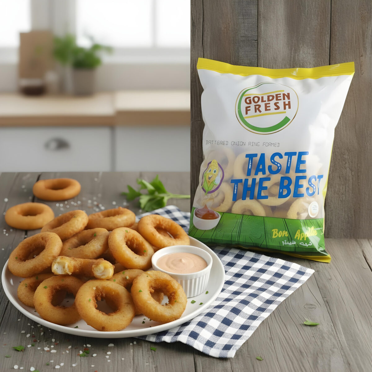 Battered Onion Rings Formed 10x1kg | Golden Fresh - Image 4