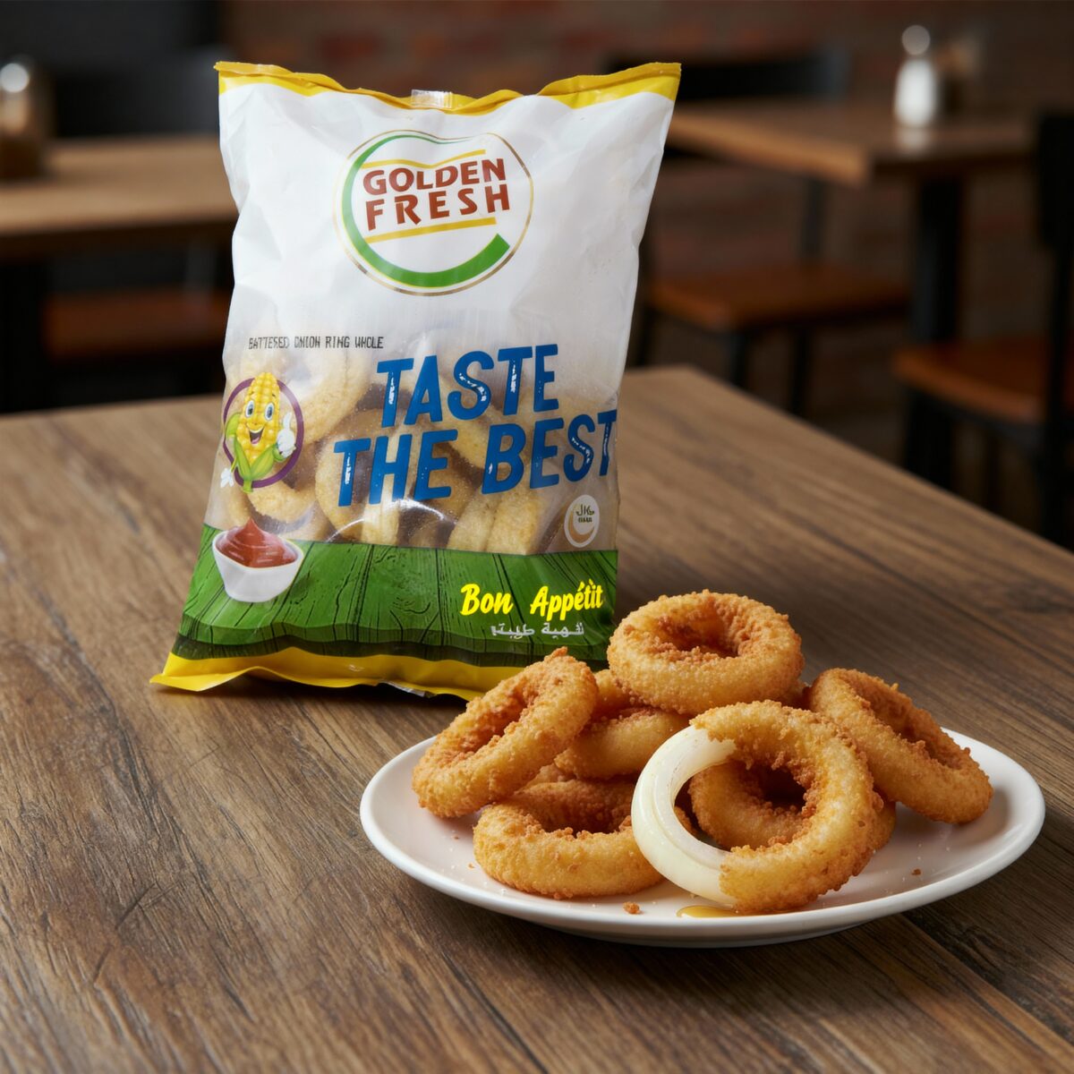 Battered Onion Rings Whole 10x800g | Golden Fresh - Image 4