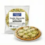 Double Mozzarella Pesto Pizza 8 inch (200g) | American Mark - Image 2