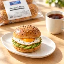 Black & White Sesame Seeded Bun 4 inch - 15pcs (900g) | American Mark