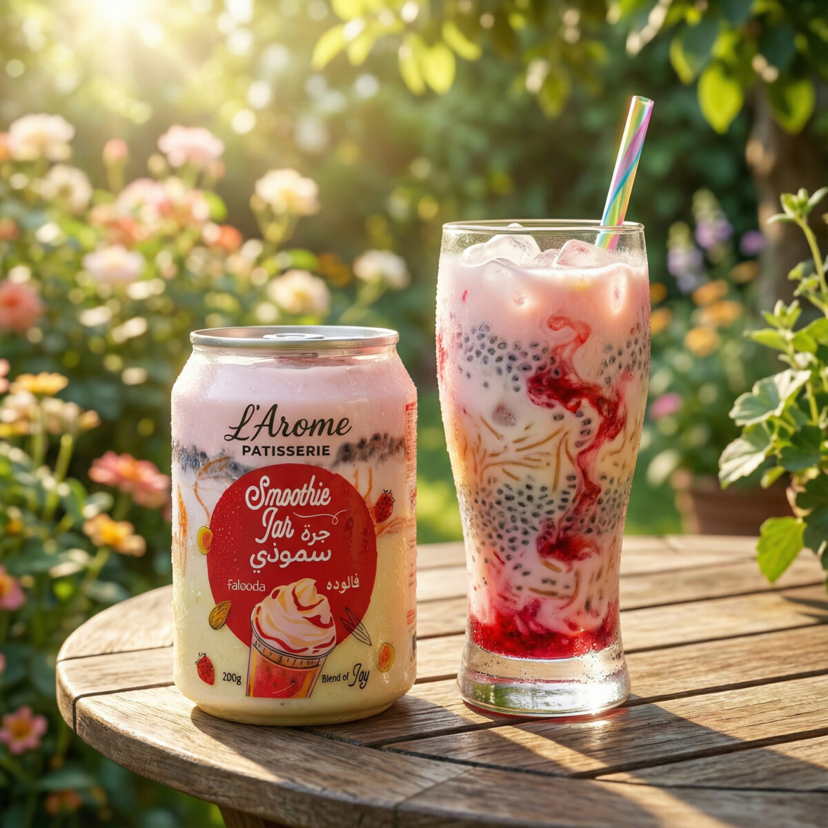 Falooda Smoothie Jar (200g) - L'Arome Patisserie - Image 2