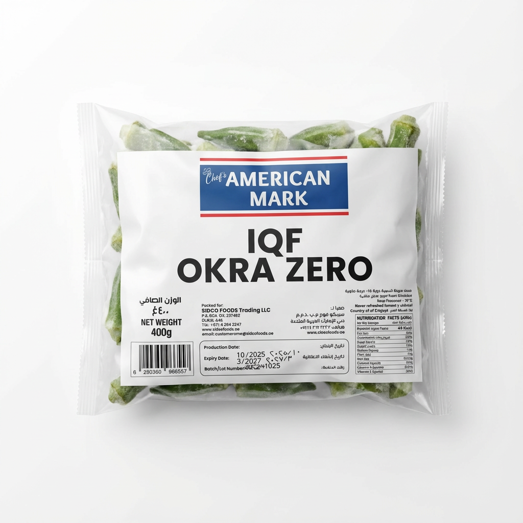 freepik__make-the-image-on-plane-white-background-facing-fr__41940 Okra Zero IQF 400g - Image 1