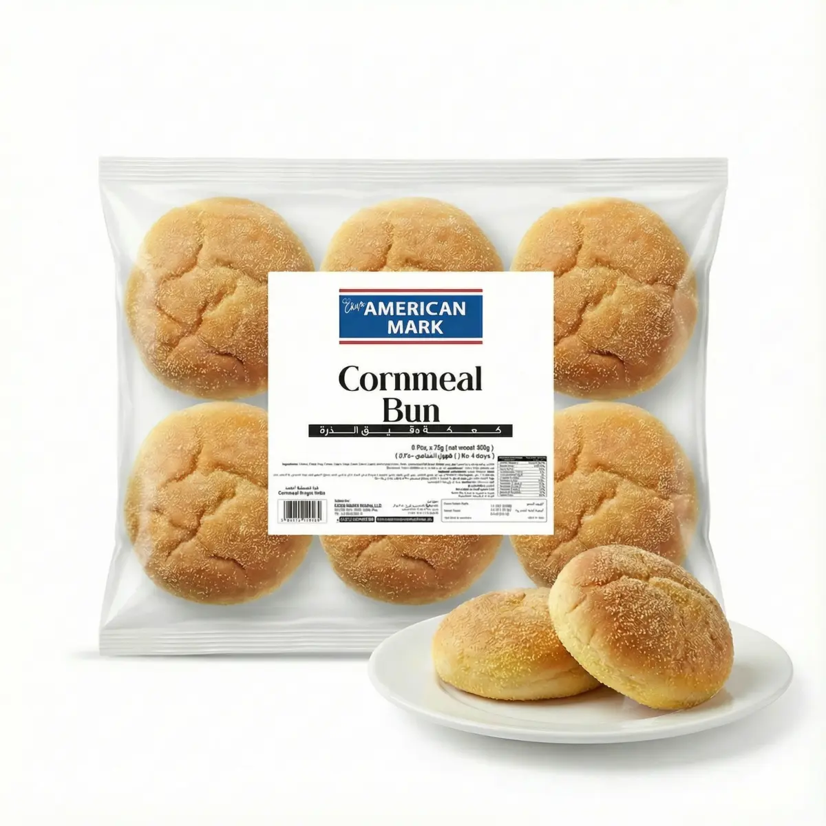 Cornmeal Bun 4.5 inch – 6pcs (450g) | American Mark - Image 2
