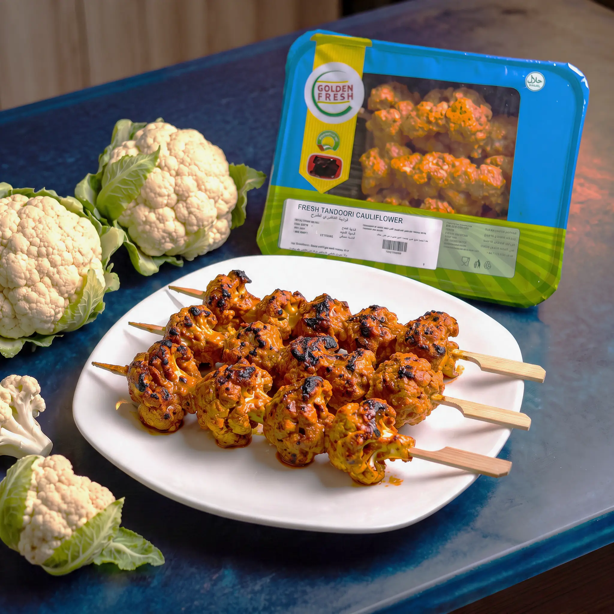 tandoori cauliflower skewers WEBP