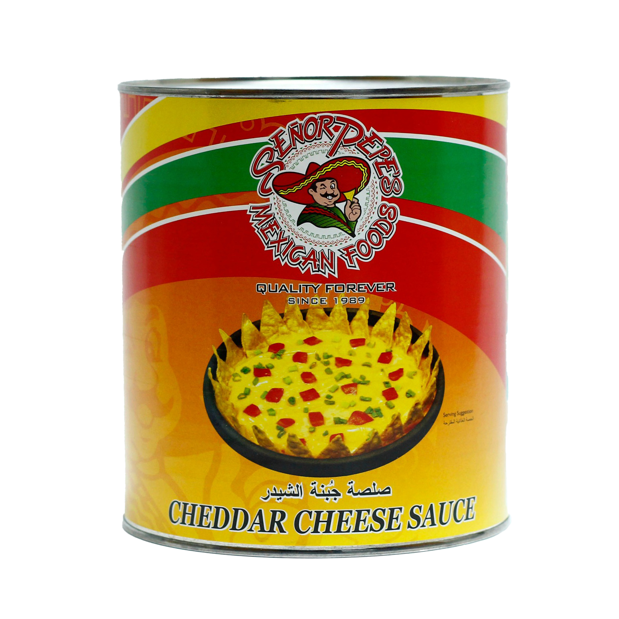 CheddarCheeseSauce3KGFront.jpg Senor Pepe'S Cheddar Cheese Sauce (Dip) 3KG - Image 1