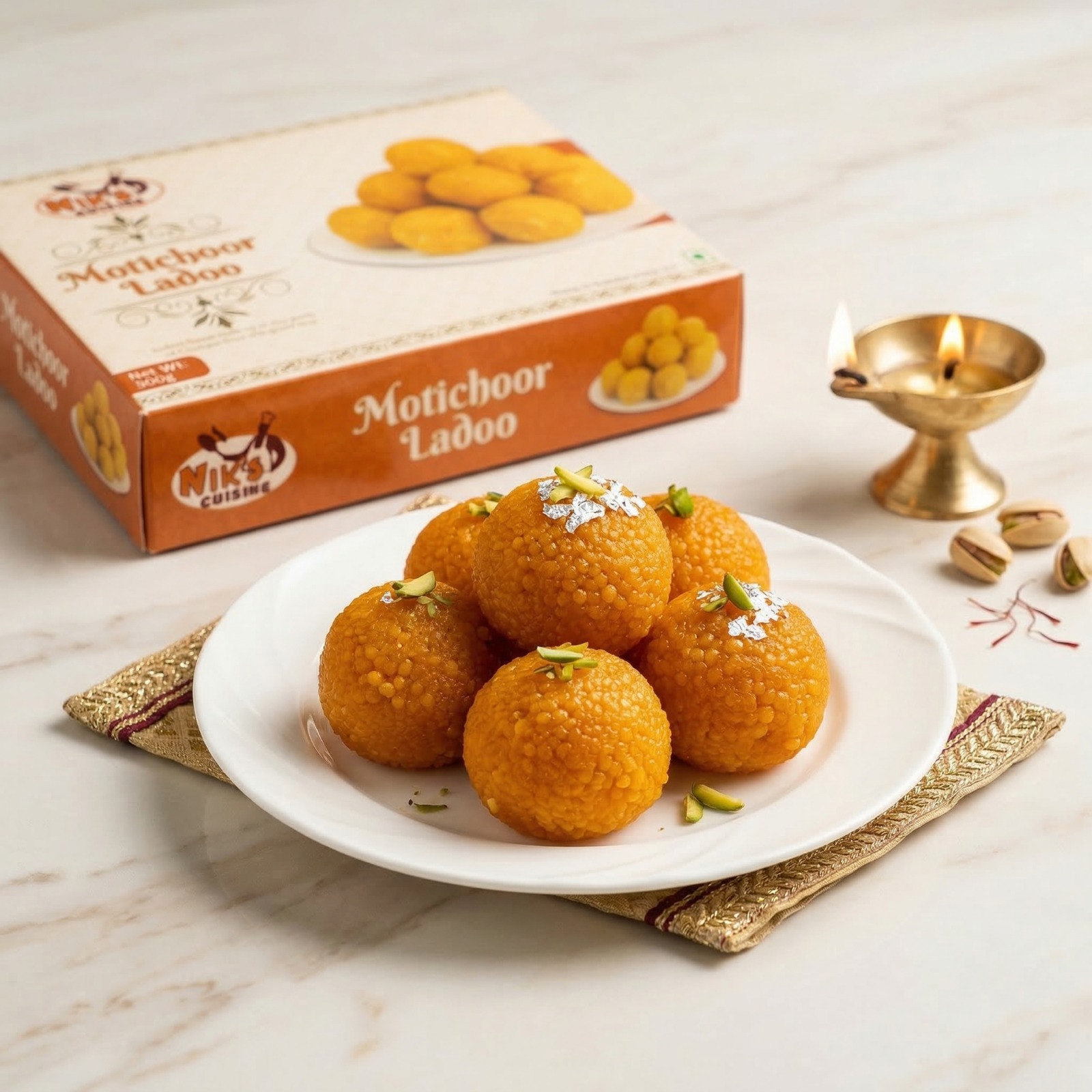 WhatsApp-Image-2026-03-19-at-10.09.32-AM.jpeg Motichoor Ladoo (500g) | Nik’s Cuisine - Image 1