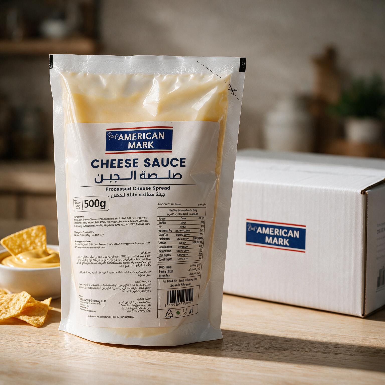 cheese pack Cheese Sauce (24x500g) | American Mark - Image 1