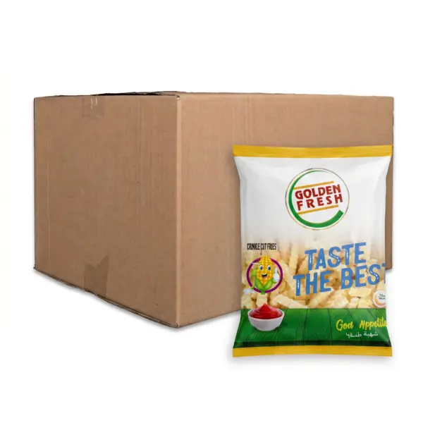 Crinkle Cut Fries (10x750g) | Golden Fresh