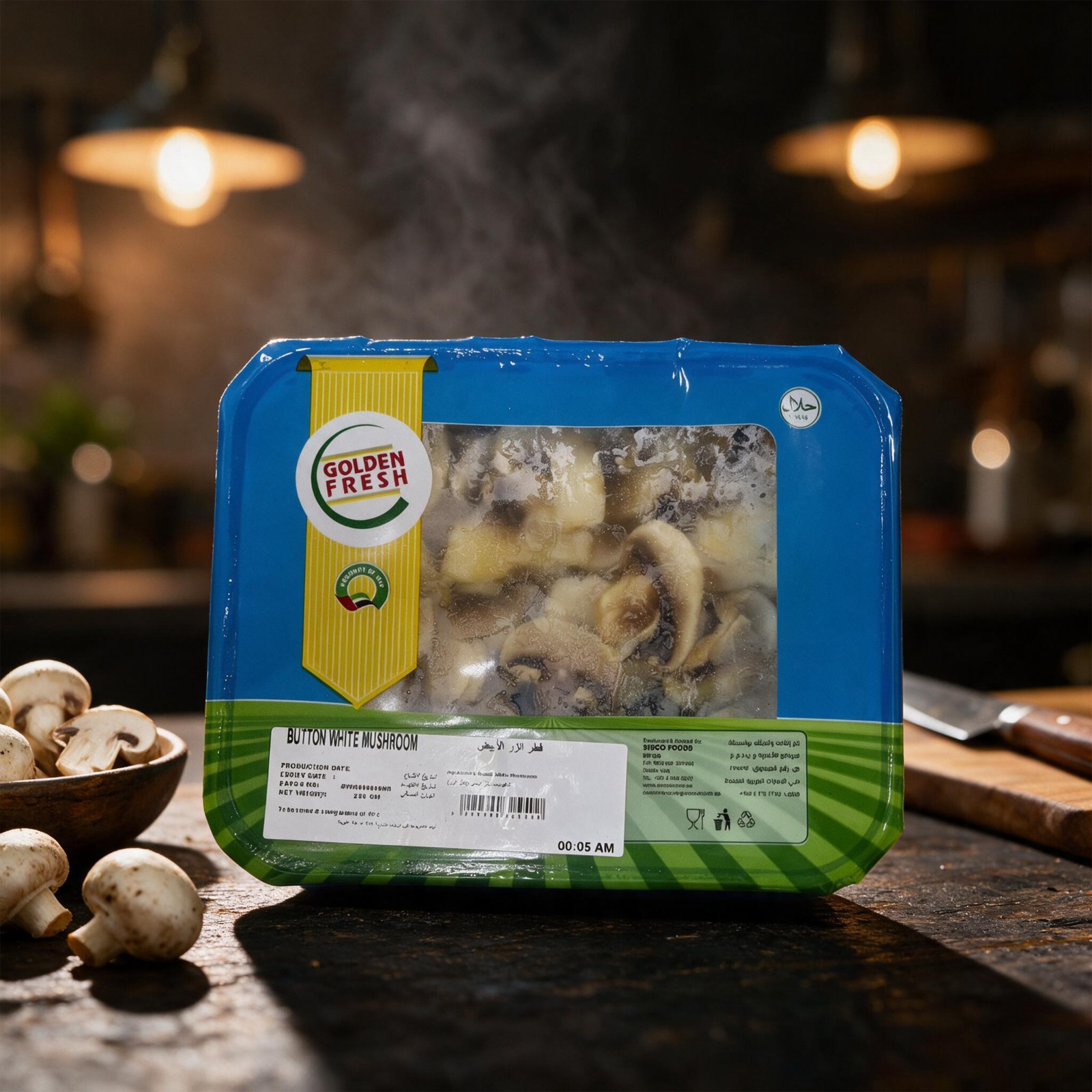 WhatsApp Image 2026-08-14 at 5.46.49 PM (1) White Button Mushrooms 250g | Golden Fresh - Image 1