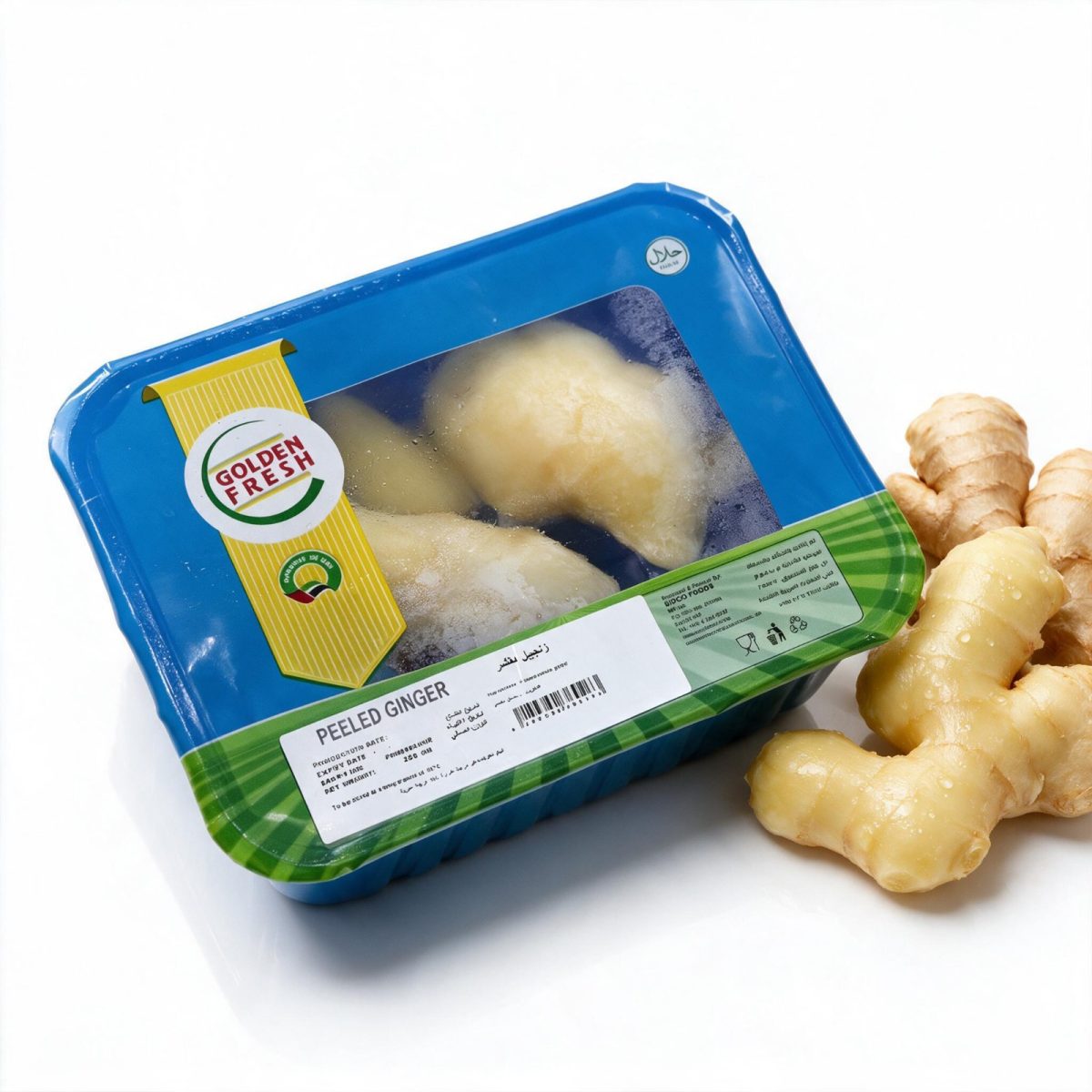 Frozen Peeled Ginger 250g | Golden Fresh - Image 2