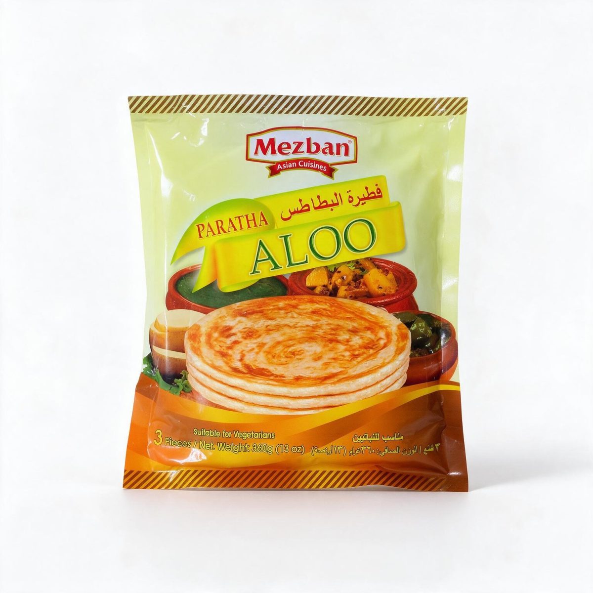Aloo Paratha (3pc) 360g | Mezban - Image 2