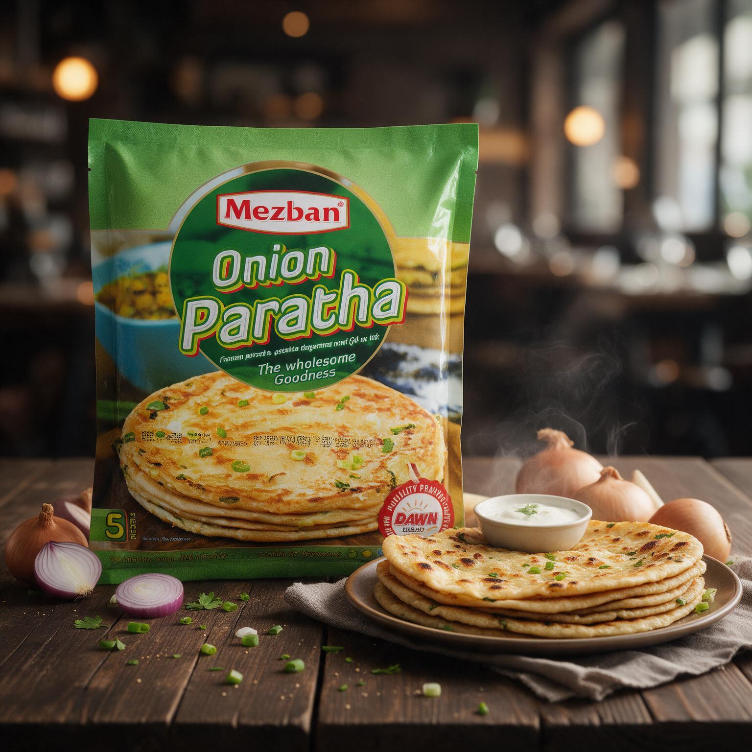 magnific_realistic-cinematic-produ_gO3ZmqBSXO Onion Paratha (5pc) 400g | Mezban - Image 1