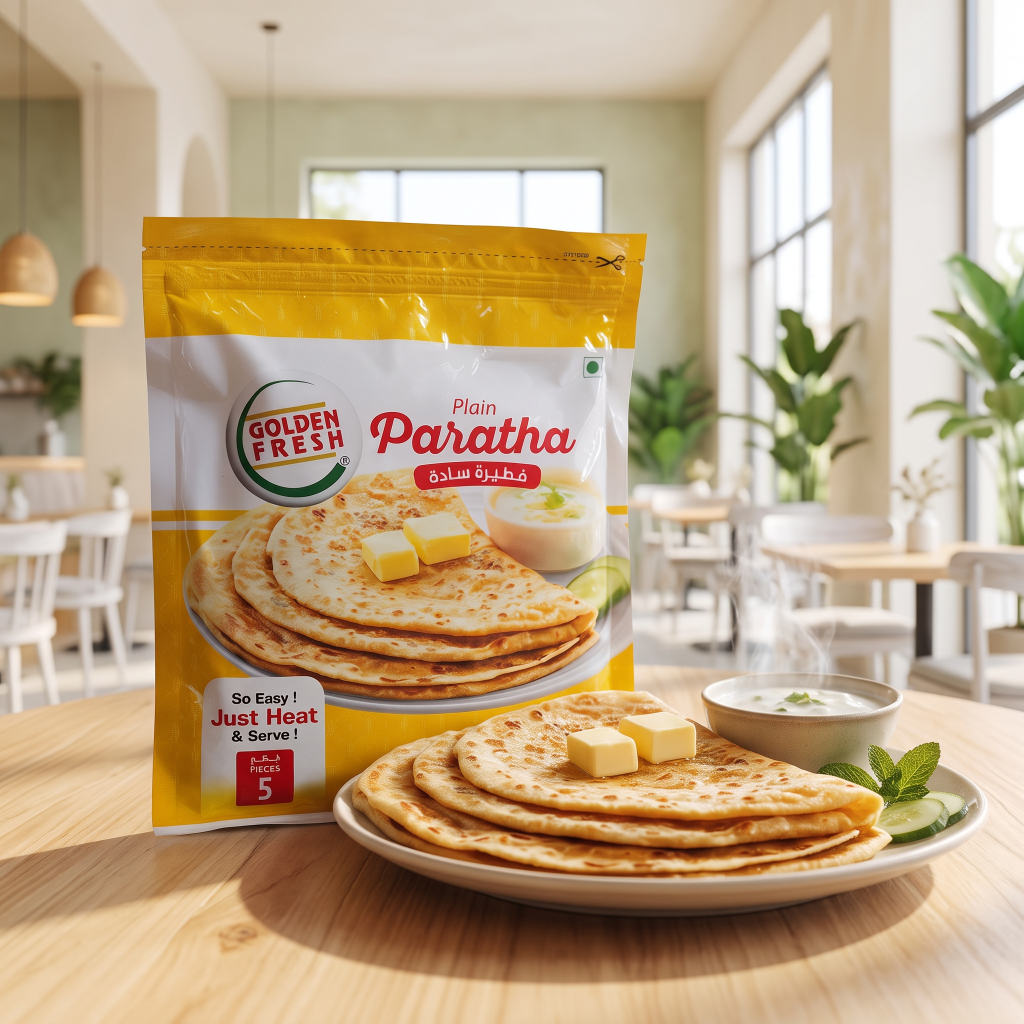 Plain Paratha (5pc) 400g | Golden Fresh